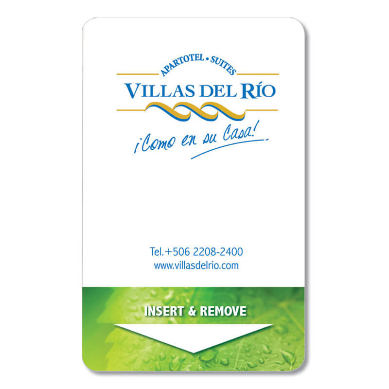 Villas Del Rio Apartotel Suites key card.