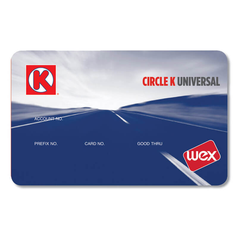 Circle K Universal gas card.
