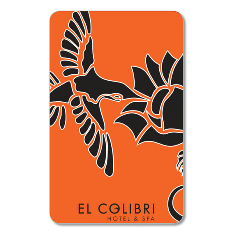 El Colibri Hotel and Spa key card.
