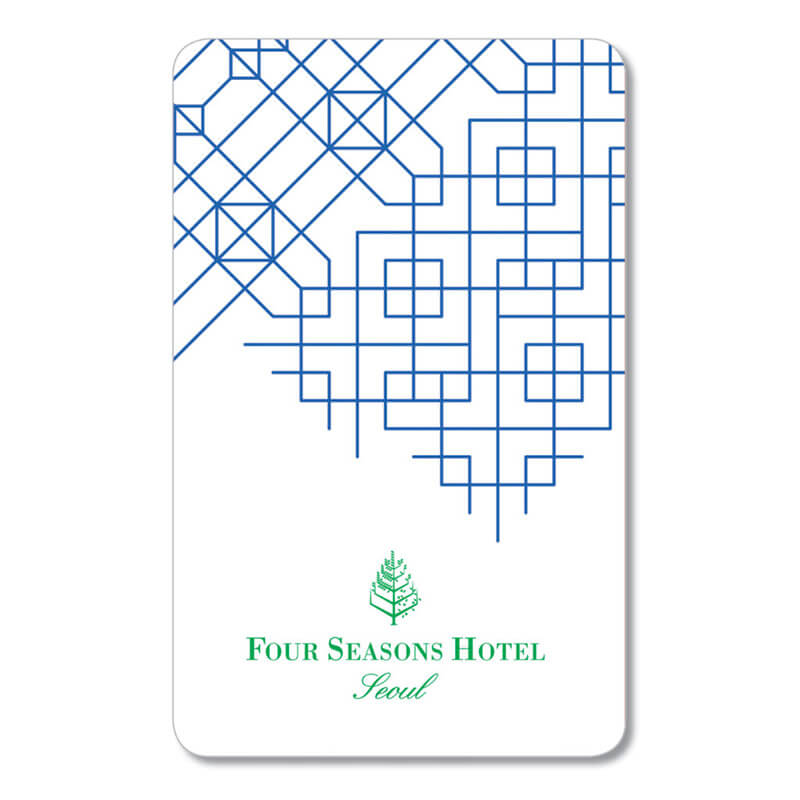 Four Seasons Hotel Seoul RFID key card.