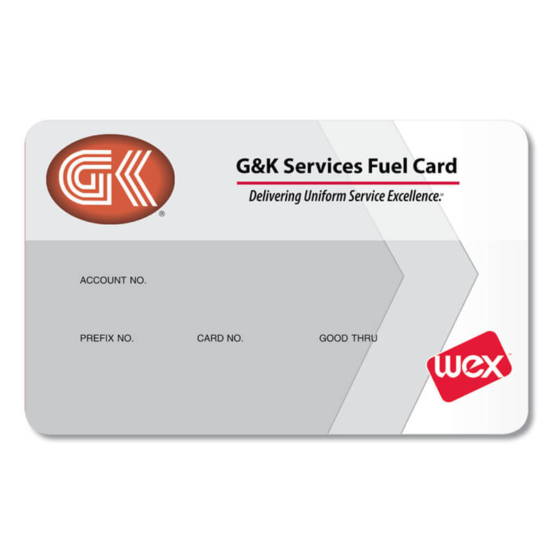G&K Service Fuel Card. Membership card.