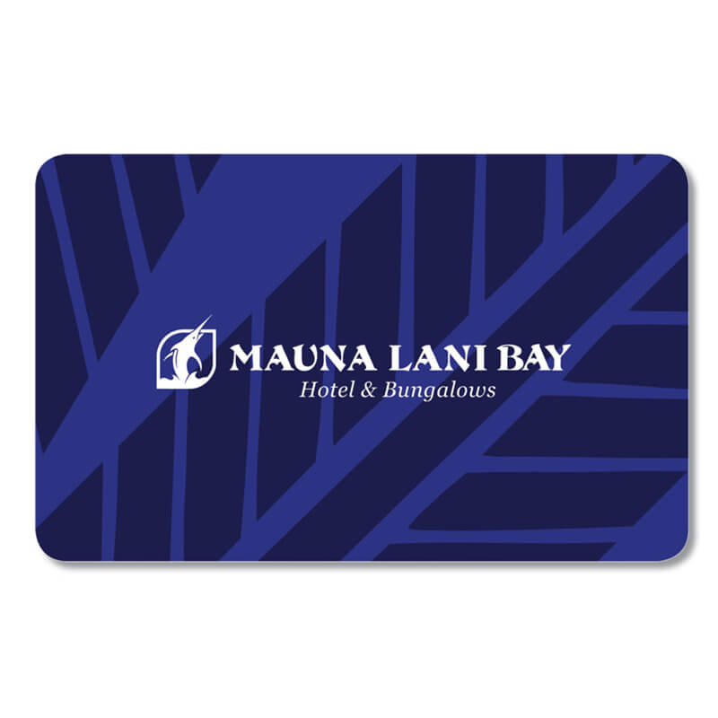 Mauna Lani Bay Hotel and Bungalows key card.