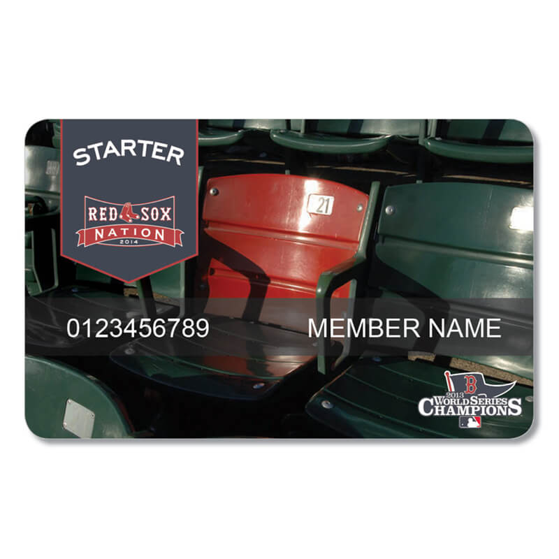 Boston Red Sox member card. Personalized.