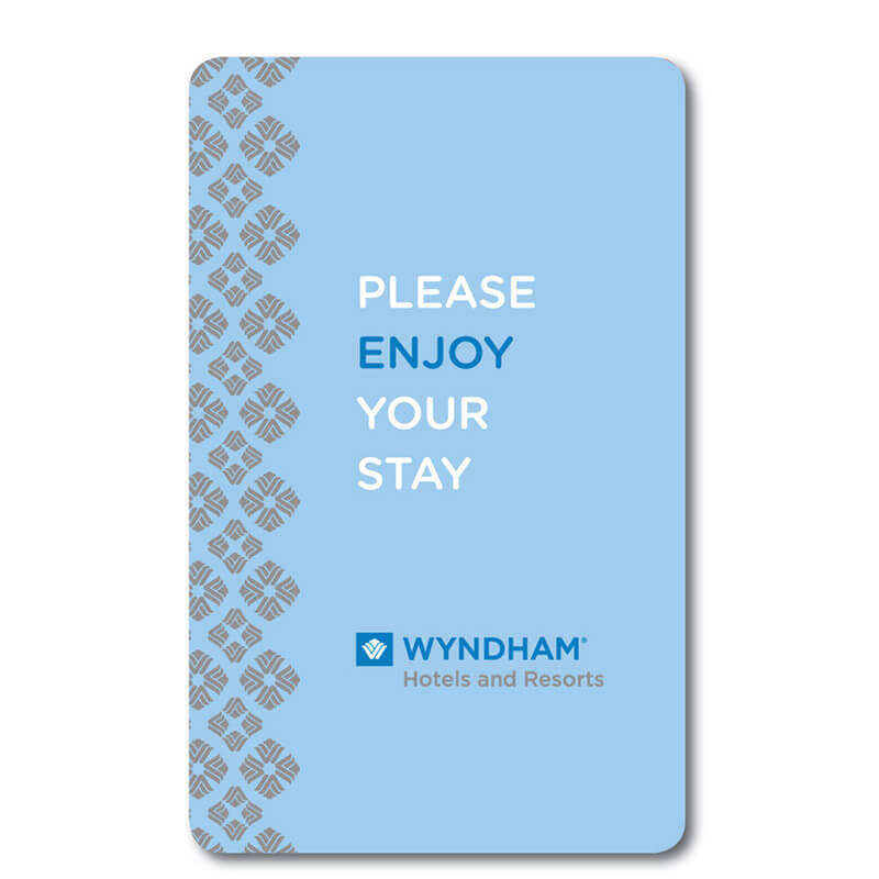 Wyndham enjoy your stay hotel key card