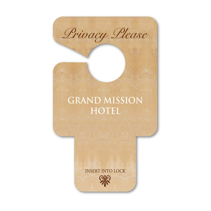 Grand Mission Hotel Do Not Disturb Tag