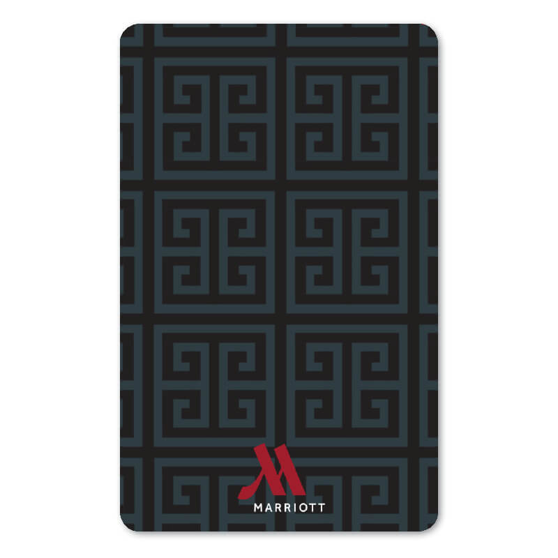 Marriott Hotels Black Hotel Key Card