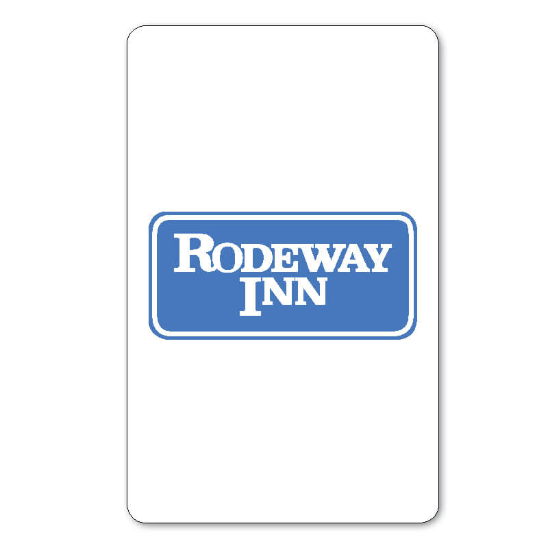 Roadway Inn hotel key card with your branding