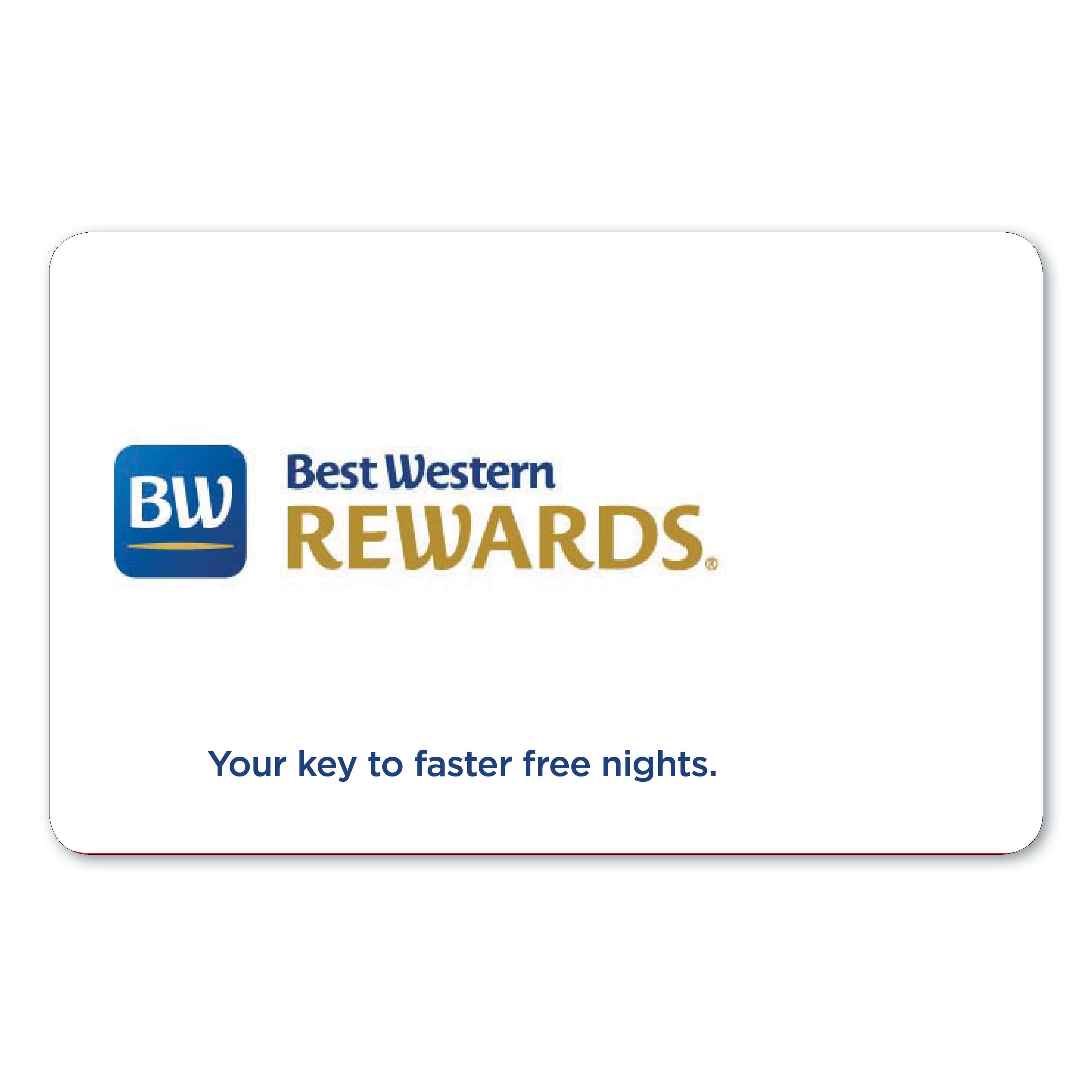 Best Western Reward card white