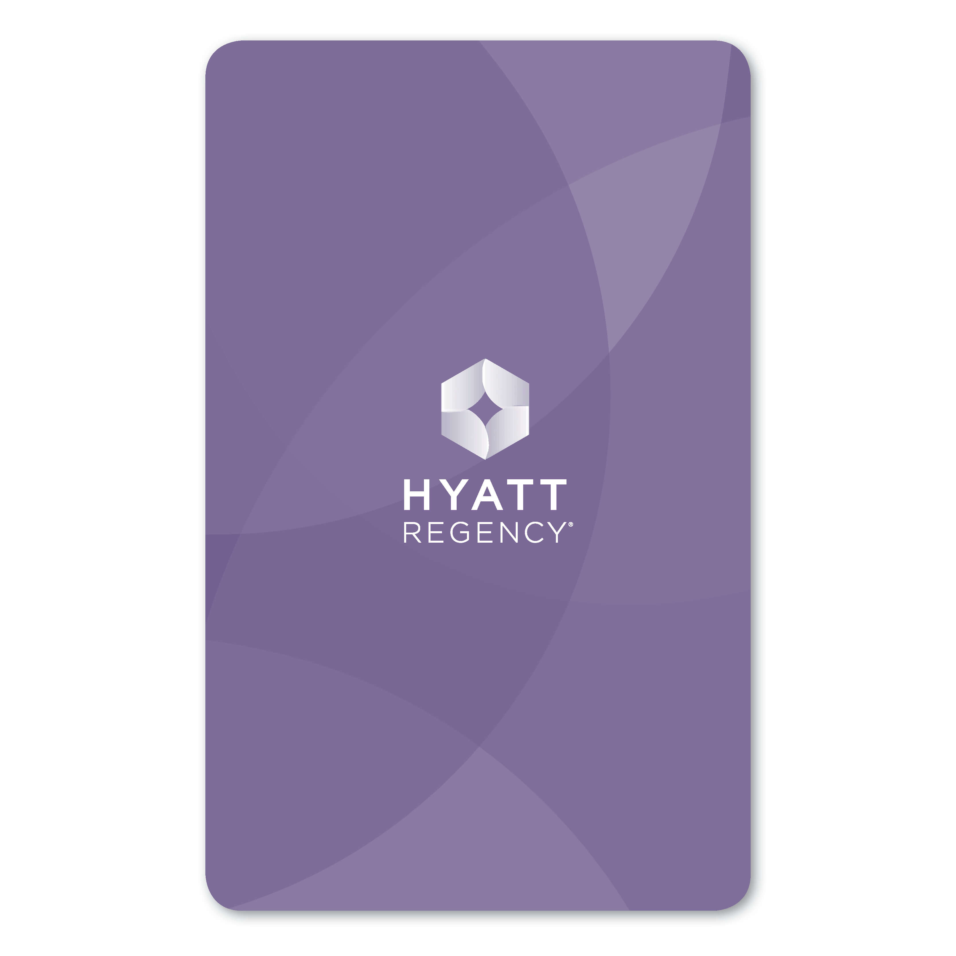 Hyatt Regency RFID hotel key card purple