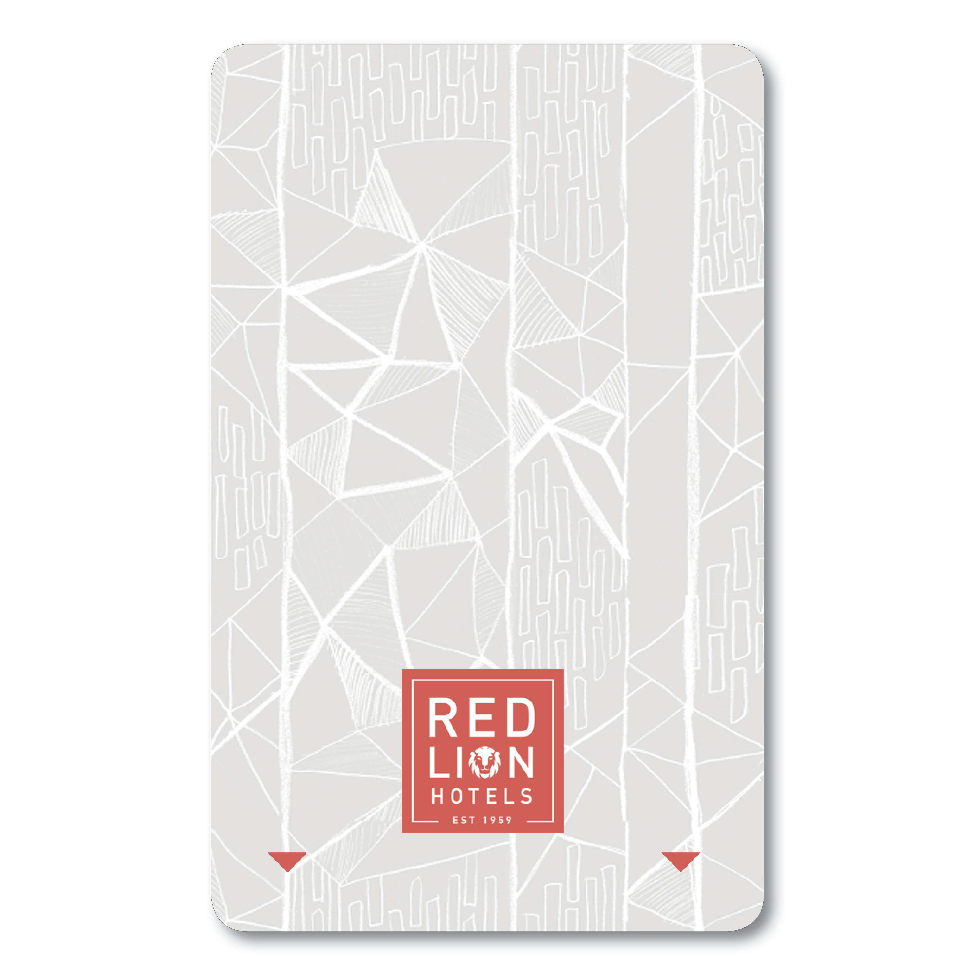 Red Lion Hotels room key card