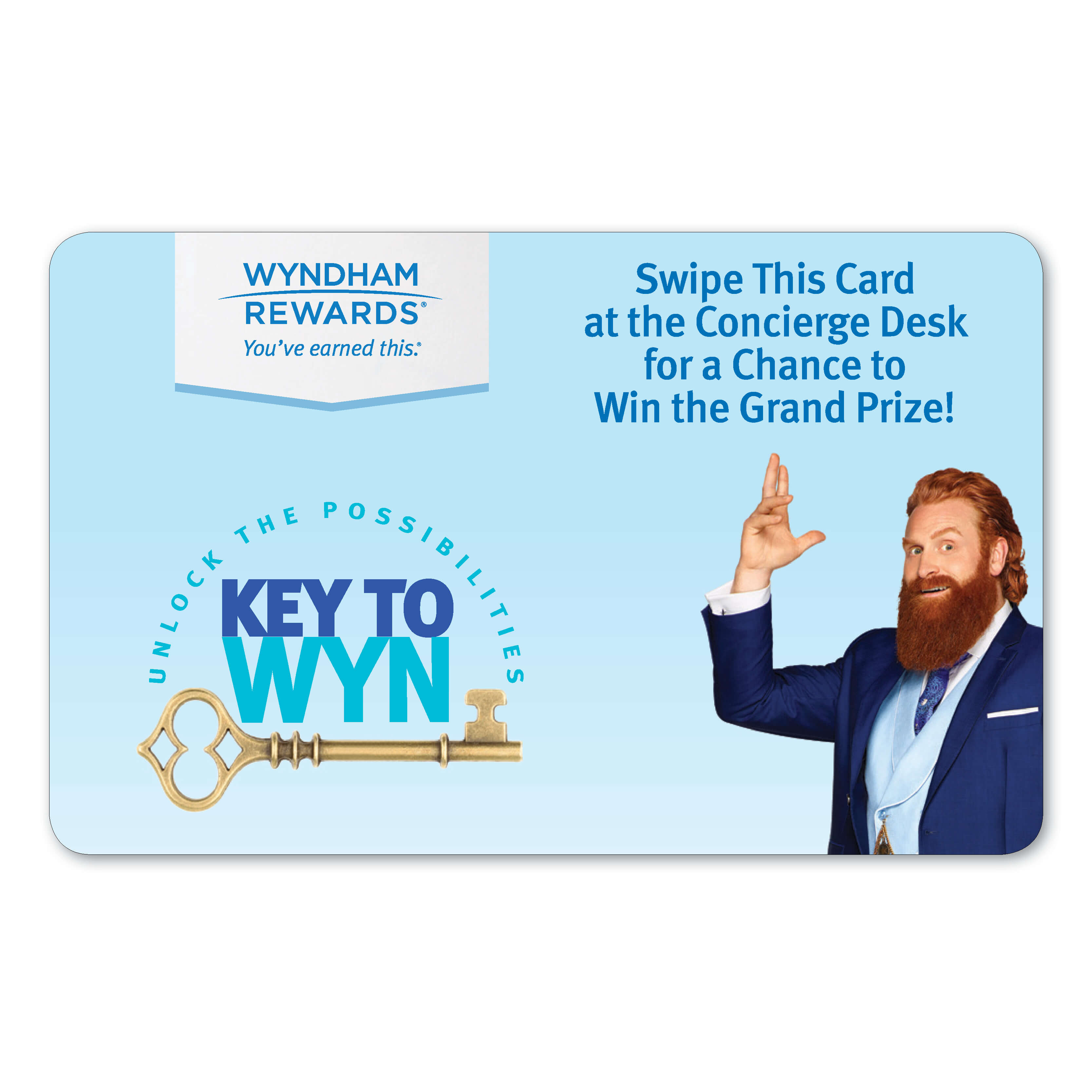 Wyndham Rewards Key to Wyn Unlock the possibilities