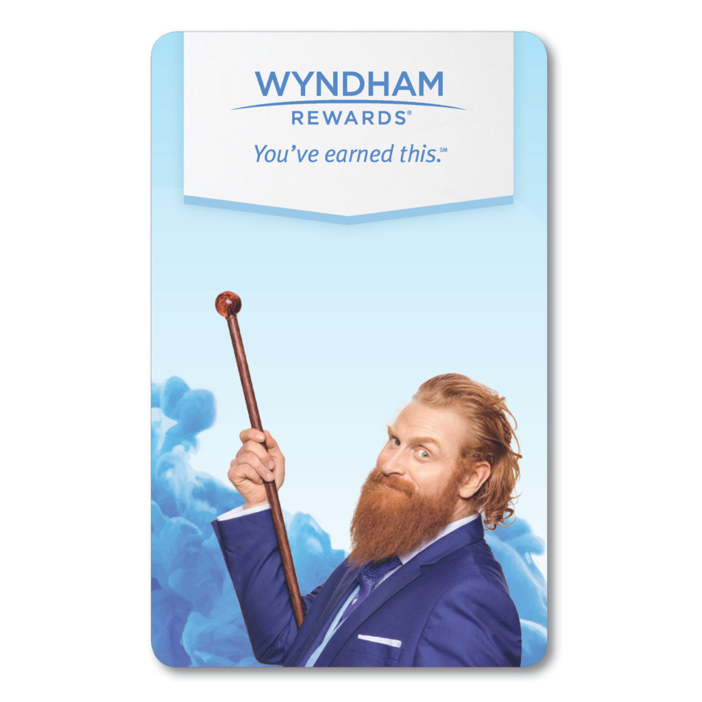 Wyndham Rewards Hotel Key Card with Rewards Wyzard