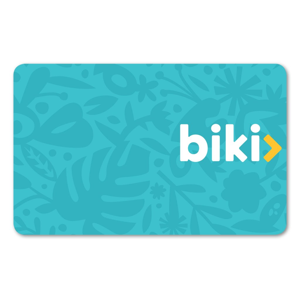 Biki blue RFID card