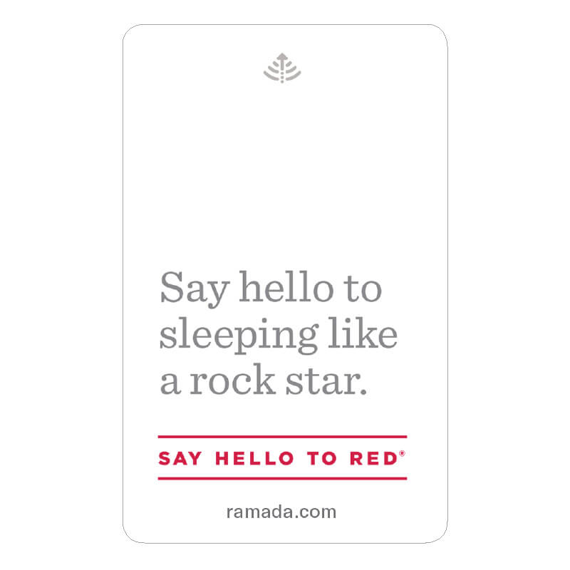 Ramada Say Hello to Red card