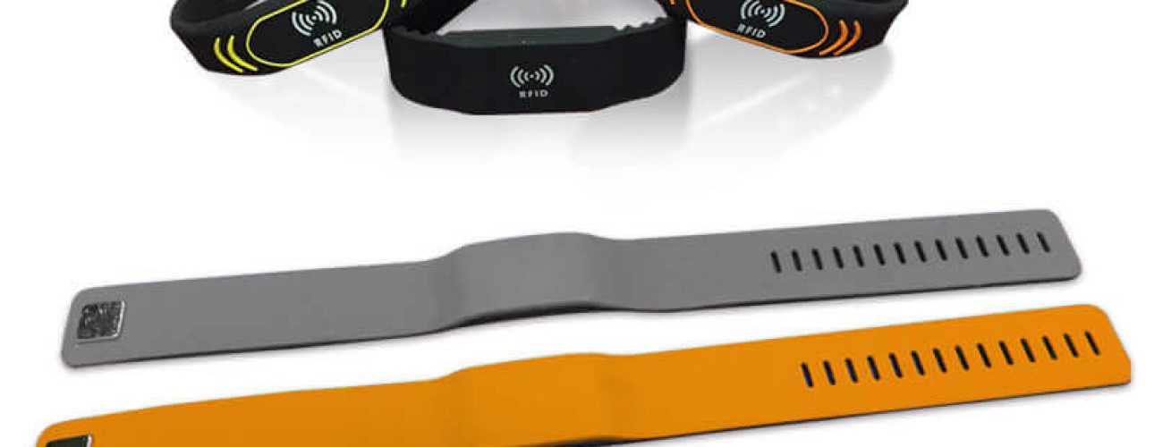 five samples of custom printed rfid wristbands, Contactless Entry